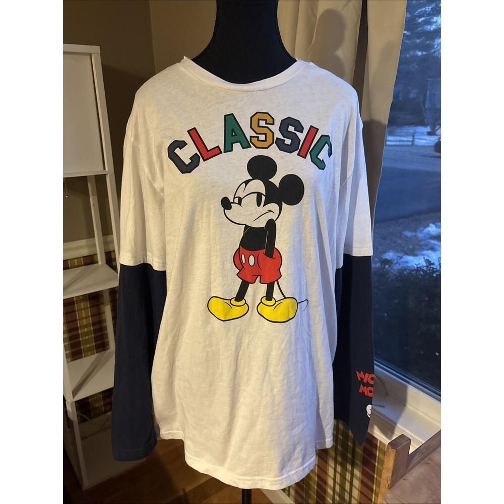 Men’s Mickey Mouse Classic Long Sleeve T-shirt